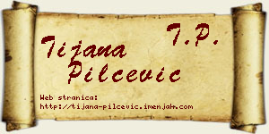 Tijana Pilčević vizit kartica
